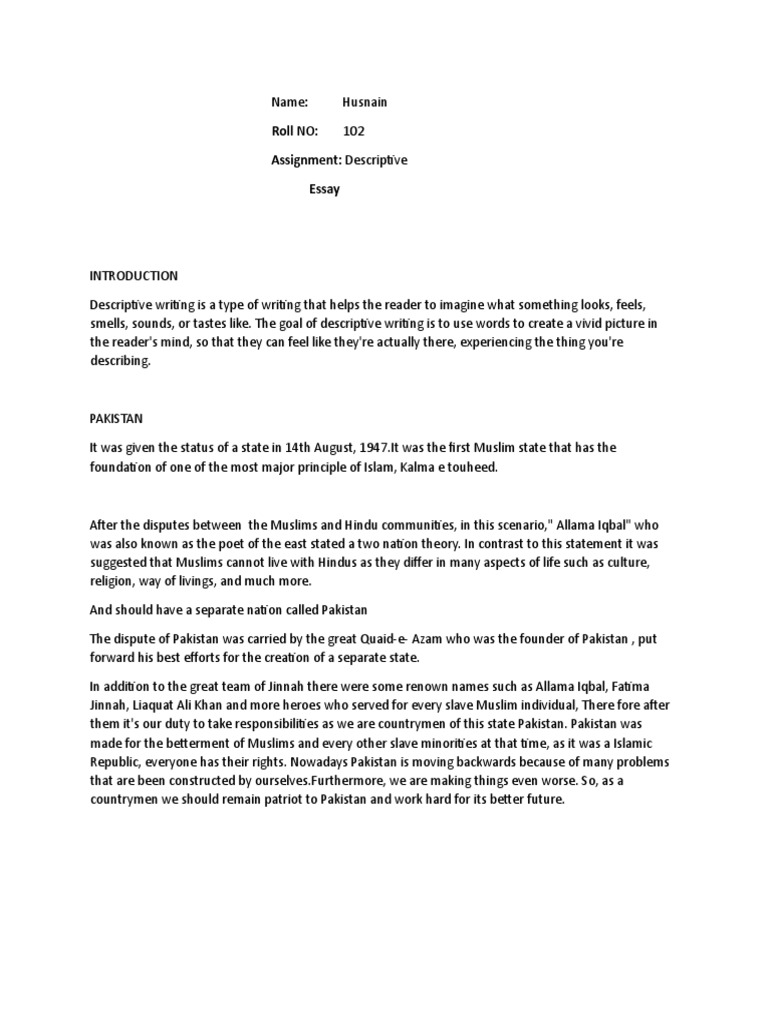 Roll NO: 102 Assignment: Descriptive | PDF