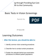 2021-2022 Sem 2 Lecture 2 Basic Tests in Vision Screenings - Student Version