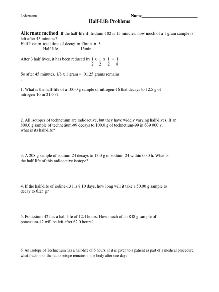half-life-problems-pdf