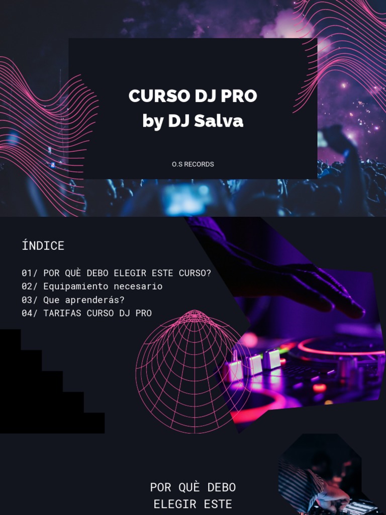 Dossier Curso DJ | PDF