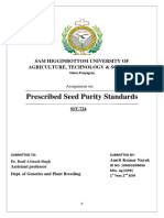 19MSCGPB056 Prescribed Seed Purity Standards