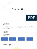 Ict Quiz