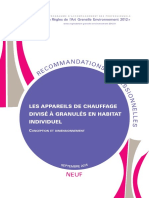 Recommandation Pro Rage Appareils Chauffage Divise Granules Habitat Individuel 01conception Neuf