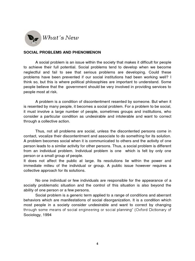 Understanding Social Problems | PDF
