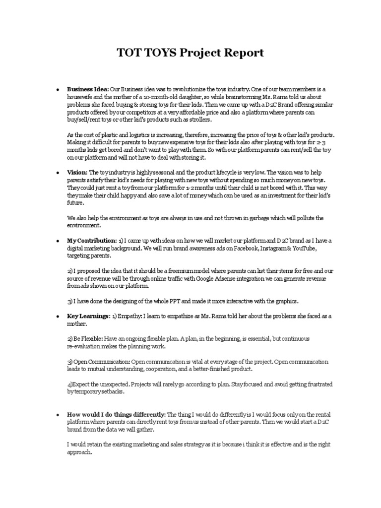 TOT_TOYS_Project_Report PDF