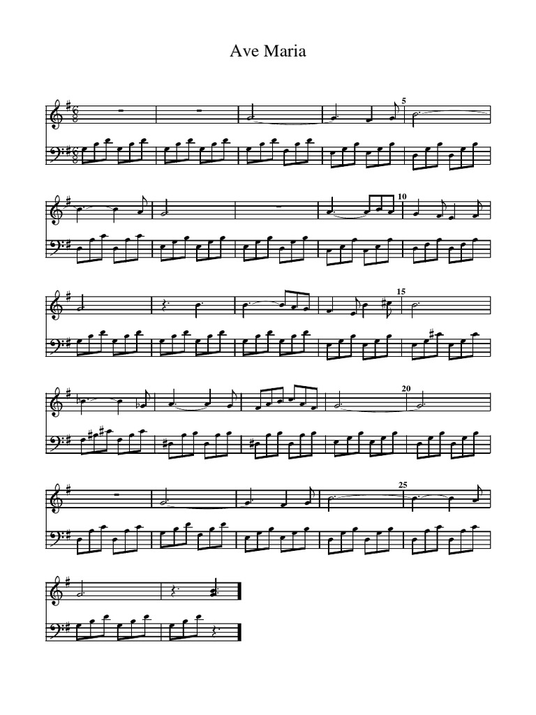 5 Ave Maria PDF