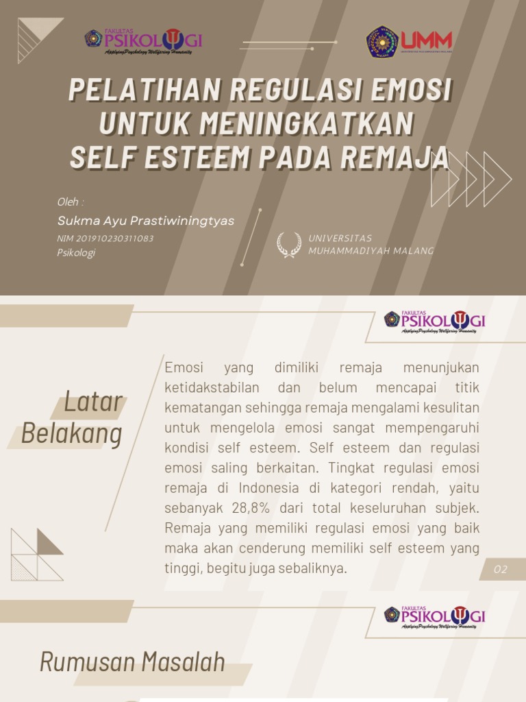 Pelatihan regulasi emosi pdf