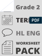 Grade 2 Term 2 HL ENG Worksheet Pack