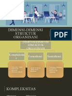 Dimensi-Dimensi Struktur Organisasi