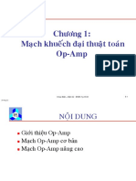 Chuong 1-Mach Khuech Dai Thuat Toan OpAmp-EE2035