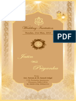 Jatin Priyanka - Wedding Card