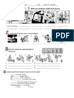 Exam Unit 2 5º Primaria