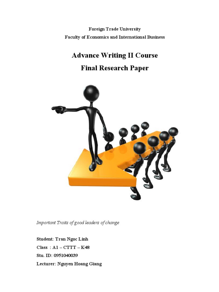 Advance Writing II Course Final Research Paper: Foreign Trade ...