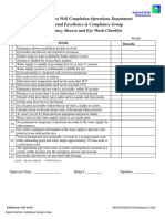 001 Emergency Shower and Eye Wash Checklist