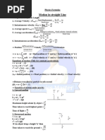 Physics Formulas 11th First Book