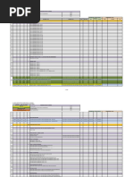 Master List of Construction Drawings