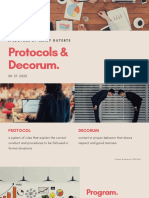 Protocol and Decorum 2