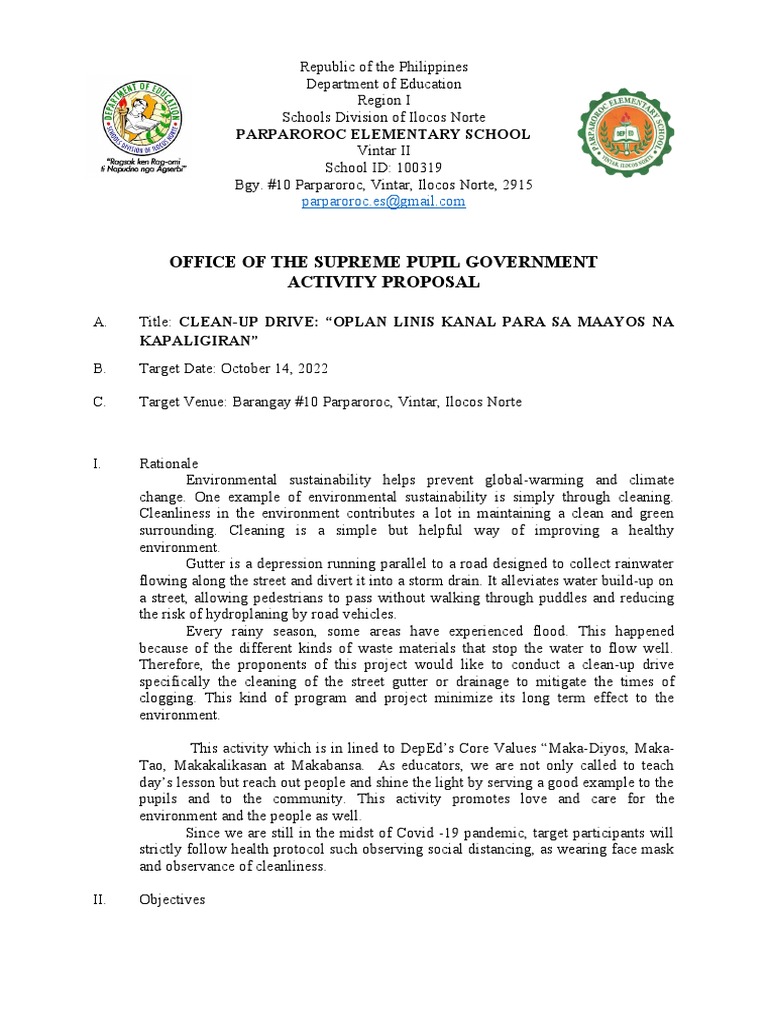 Oplan Linis Kanal 2022 - 2023 | PDF | Natural Environment