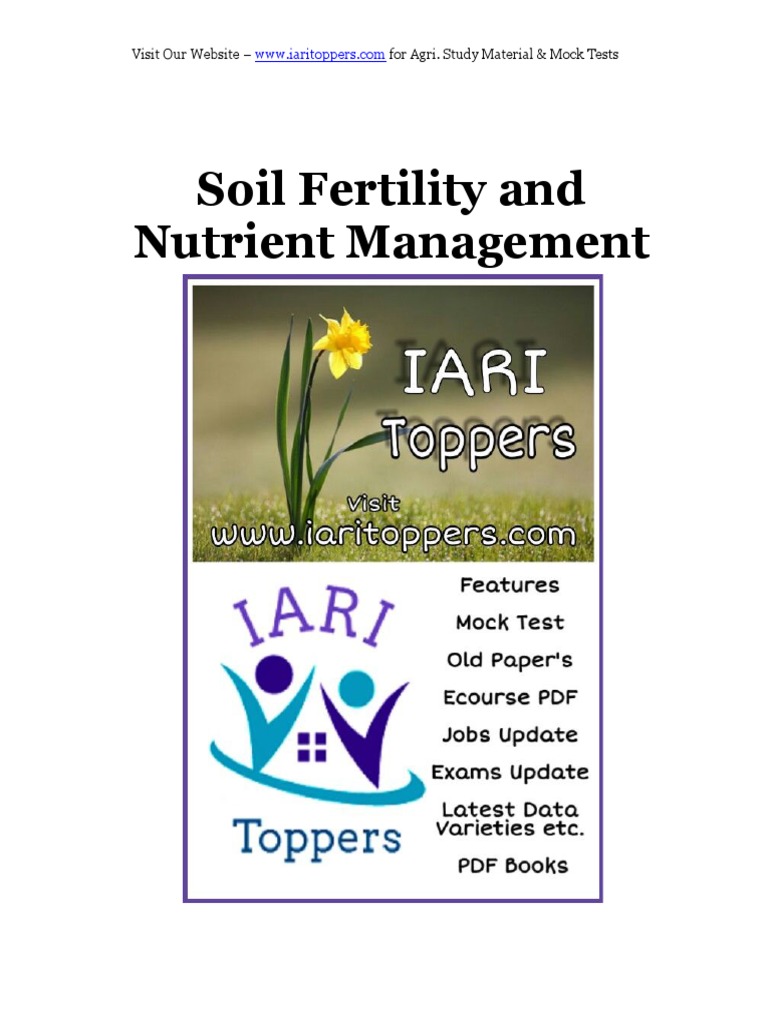 Soil Fertility | PDF | Soil | Plant Nutrition