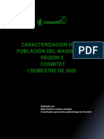 Caracterización poblacional del magisterio en la región 2 de Cosmitet 2022