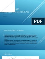 Analizatorul Acustico-Vestibular