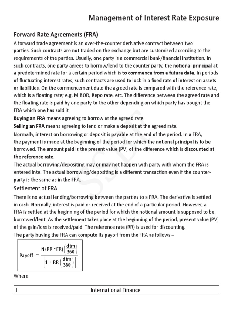 5 Management of Interest Rate Exposure PDF