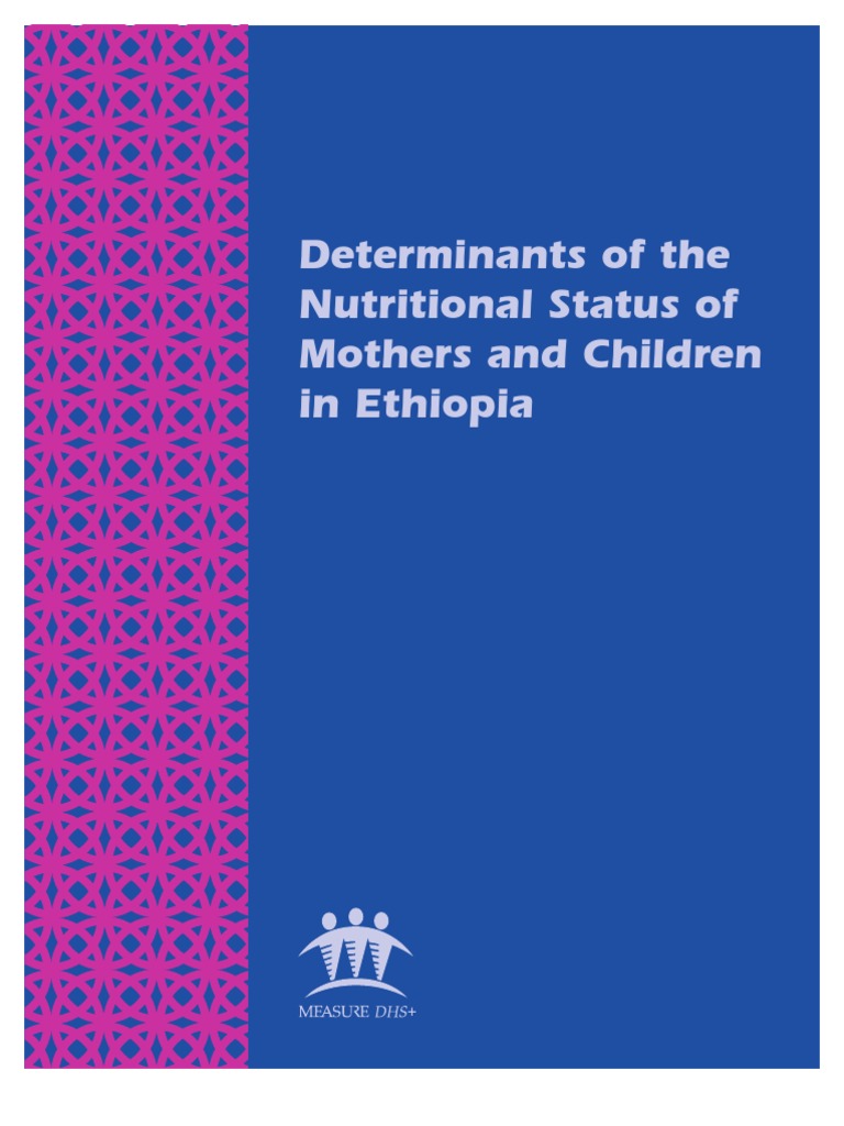 Nutritional Status of Mothers and Children in Ethiopia | PDF ...