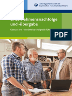 Broschüre Unternehmensnachfolge Und - Übergabe 2021