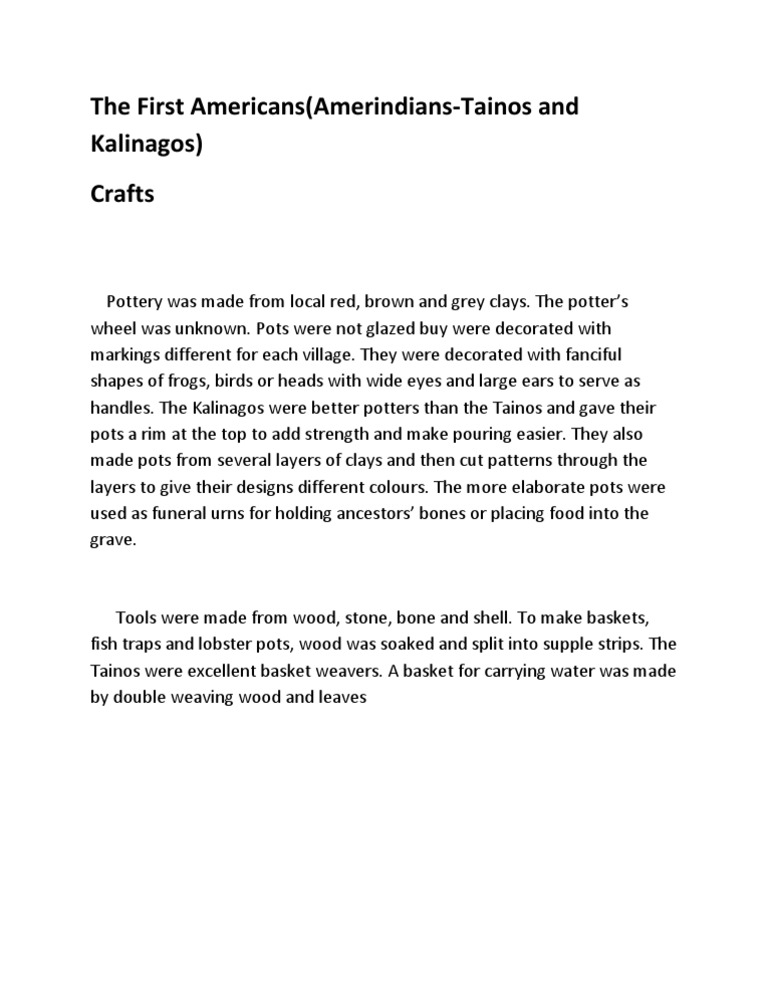 The First Americans | PDF