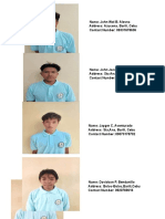 Contact details of individuals from Barili, Cebu
