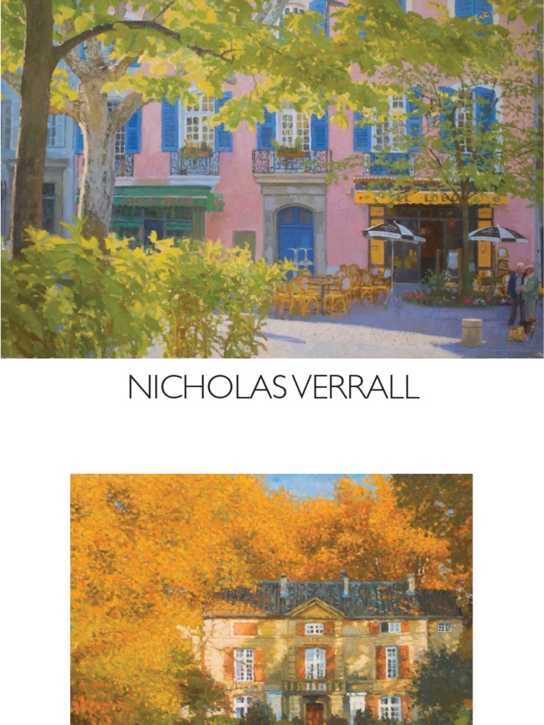 Nicholas Verrall: Solo Exhibition 2016 | PDF | Oil Painting | Visual Arts