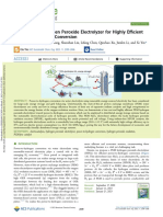 Low-Voltage Hydrogen Peroxide Electrolyzer For Highly Efficient - Power-To-Hydrogen Conversion