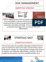 Strategic Mgt Competitive Strategies
