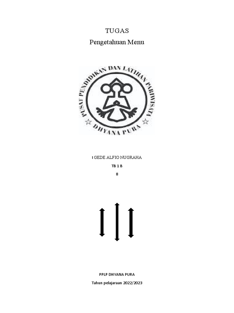 Contoh Set Menu untuk Buffet dan Sarapan | PDF