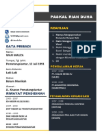 CV Lamaran Kerja Format 10