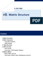 문제해결 공학프로그래밍 ch4 Matrix structure
