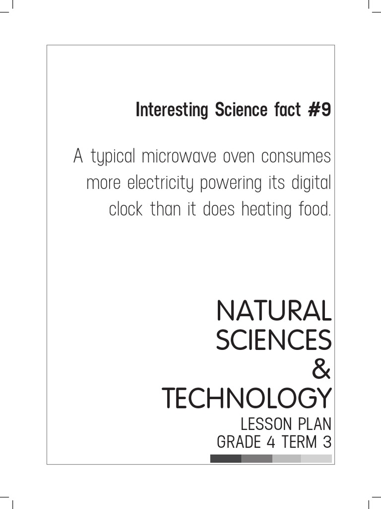 Grade 4 Natural Science Term 3 Plans | PDF | Learning | Lesson Plan