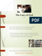 Lesson 13 The Laws of God