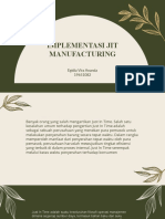 Implementasi JIT Manufacturing