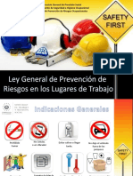 Mtps Modulo I Ley General de Prevencion de Riesgos en Los Lugares de Trabajo