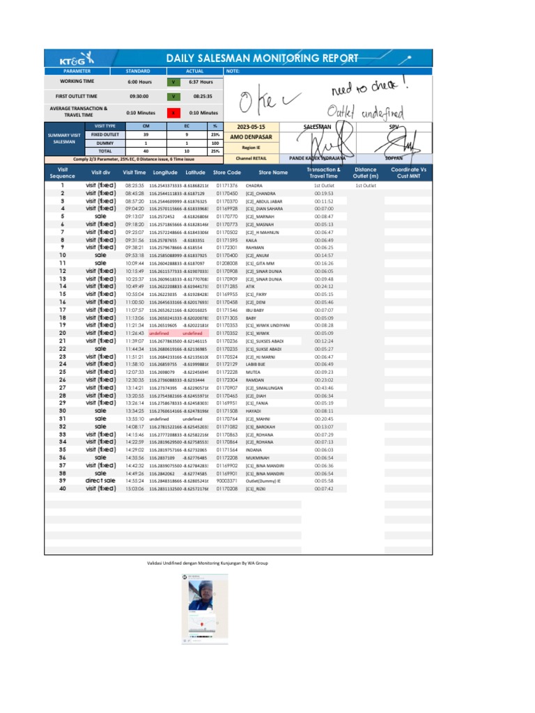 Daily Sales Monitoring Report | PDF | Applied And Interdisciplinary ...