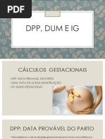 Cálculo da Idade Gestacional pela DUM | PDF | Ciclo menstrual | Gestação