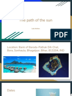 The Path of The Sun