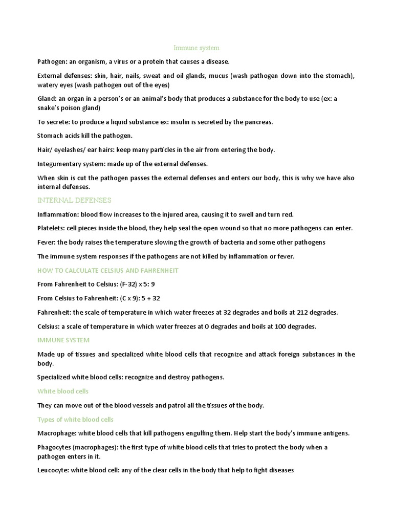 Immune System Definition Health