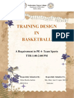 Training Design Basketball
