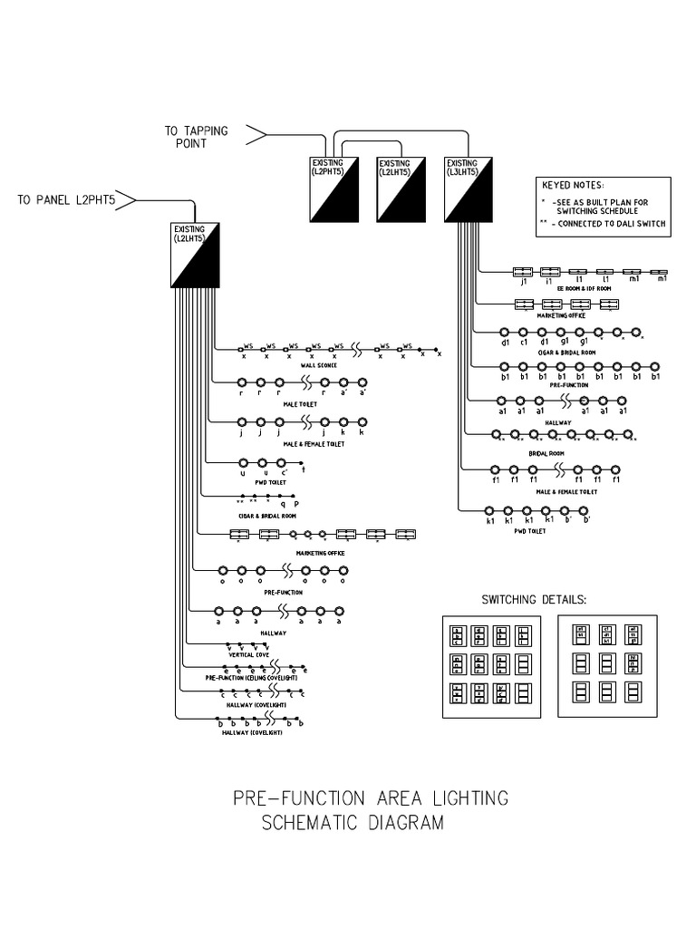 Area 2 Lighting Schematic Diagram PDF