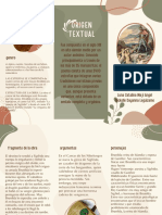 Folleto Trifold Brochure Para Negocios de Productos de Belleza y Cosmética Cuidado de La Piel