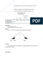 Example Paired T Test