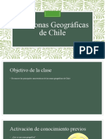 Las Zonas Geográficas de Chile