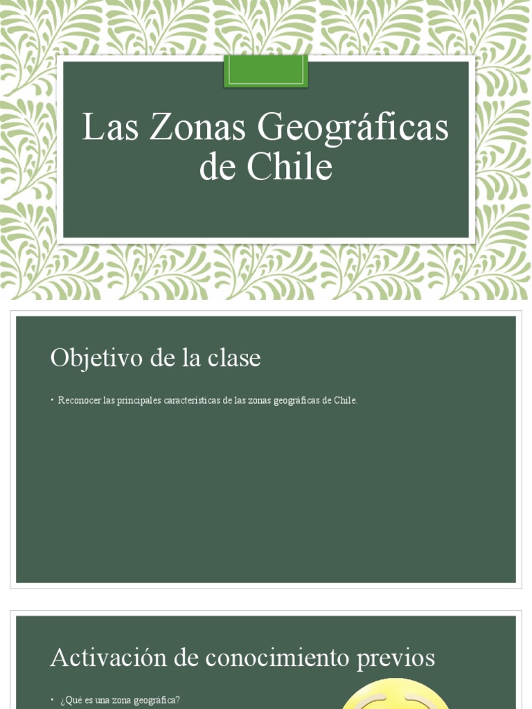 Características de las Zonas Geográficas de Chile | PDF | Clima | Chile